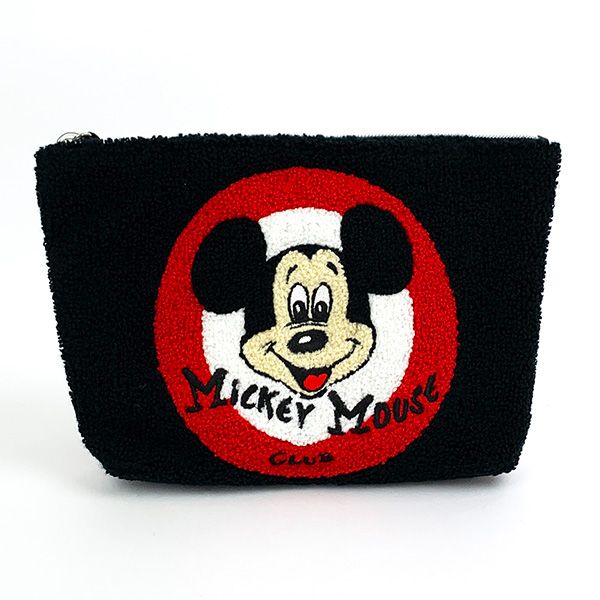 ディズニー ミッキー サガラポーチ ブラック ポーチ 小物入れ 学校 オフィス／パーフェクト・ワールド・トーキョー（Perfect World Tokyo）のサムネイル