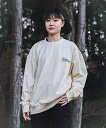 COTTON CREW NECK BIG SWEAT - S'more recipe/スモア(S'more)