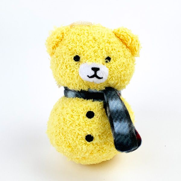 Bear - ぬいぐるみ 雪だるまベア イエロー パーフェクトワールド オリジナル マスコット クマ／パーフェクト・ワールド・トーキョー（Perfect World Tokyo）