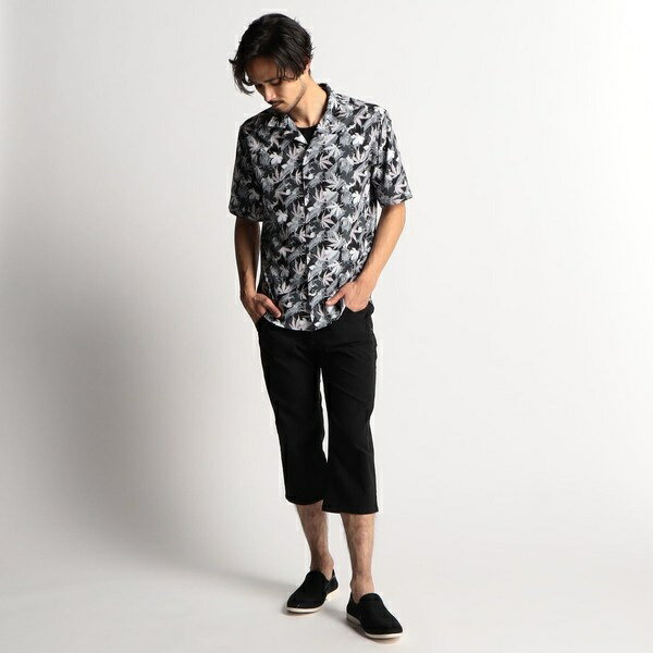 エアプレイドプリントシャツ／ニコルクラブフォーメン（NICOLE CLUB FOR MEN）