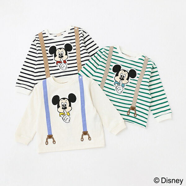 【Disney】サスペンダーTシャツ／プティマイン（petit main）のサムネイル