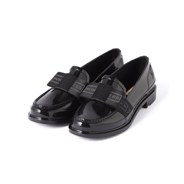 HUNTER（ハンター）WOMENS REFINED BOW GLOSS PENNY LOAFER／ビーセカンド（B'2nd）
