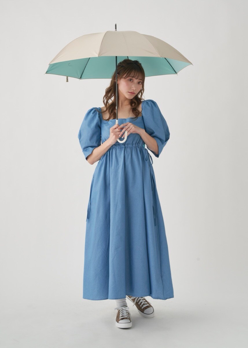 晴雨兼用日傘 長傘 無地 1級遮光 遮熱 UV ユニセックス／エスタ（estaa）のサムネイル