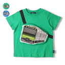 在来線電車ウエストポーチ半袖Tシャツ/ムージョンジョン(moujonjon)