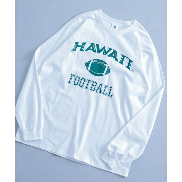 『別注』カレッジロゴプリント ロングスリーブTシャツ／アイテムズ アーバンリサーチ（ITEMS URBAN RESEARCH）のサムネイル