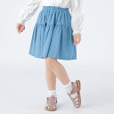 SHIPS KIDS:100~130cm / ティアード デニム スカート/シップス(SHIPS)