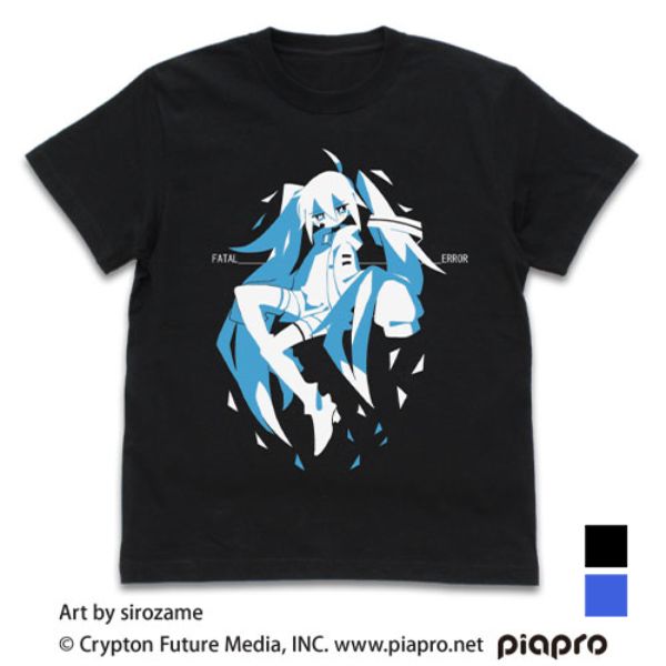 初音ミク Tシャツ sirozame Ver. 半袖 Sサイズ ブラック／パーフェクト・ワールド・トーキョー（Perfect World Tokyo）