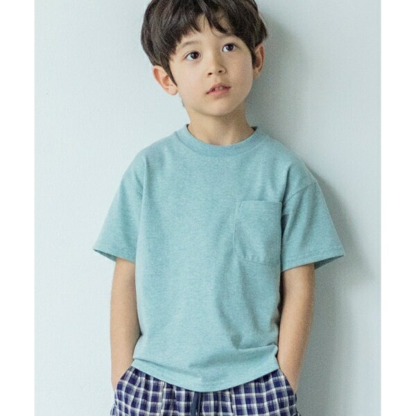 【110・130・150】サーキュラー半袖ポケTシャツ【リンク】／ザ ショップ ティーケー（THE SHOP TK）