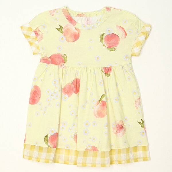 ［ベビー］カモミールピーチプリントワンピース／ハッカキッズ＆ベビー（hakka kids ＆ baby）のサムネイル