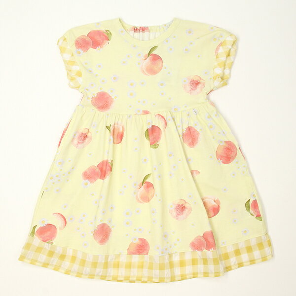 カモミールピーチプリントワンピース／ハッカキッズ＆ベビー（hakka kids ＆ baby）のサムネイル