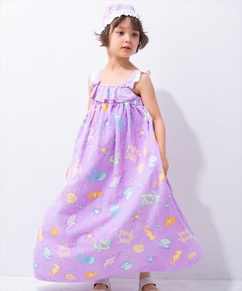 キッズ 男の子 女の子 ラップタオル20colors 10 designs約80cm×約120cm\肌触り＆通気性抜群／KIDS WRAP TOWEL綿100％水遊びの必需品！多機能ラップタオル学校のプールやレジャーでの水遊びやお着替えに大...