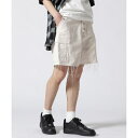 SUGARHILL^VK[q^RAW-EDGE CANVAS CARGO SHORTS^[Gb^GGC`s[iLHPj