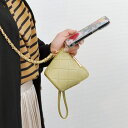 スマホショルダー カシュカシュ cachecache キルティングポーチ付きスマホストラップセット/カシュカシュ(cache cache)