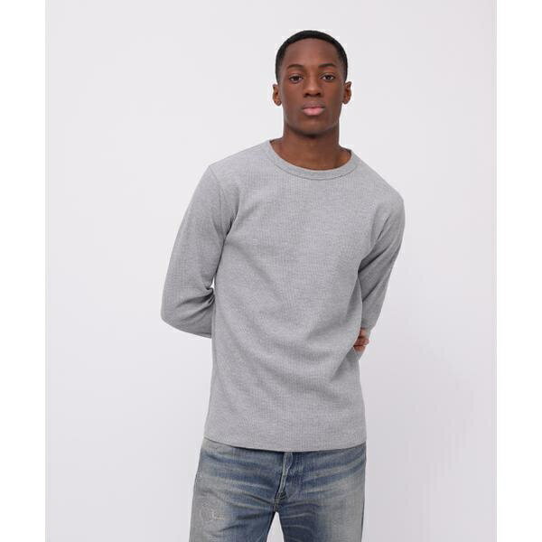 《DAILY／デイリー》THERMAL L／S CREW NECK T-SHIRT／サーマル 長袖 ／アヴィレックス（AVIREX）