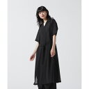 CHIFFON SHIRT ONE PIECE/シフォンシャツ ワンピース/ショット(Schott)