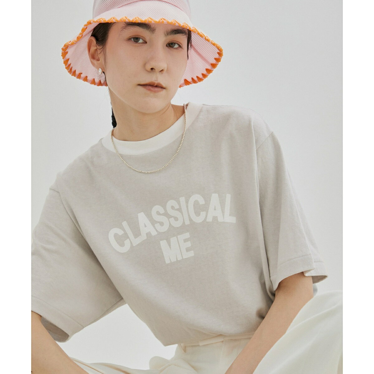 【WEB限定】【Americana（アメリカーナ）】リンガープリントTシャツ／サロン アダム エ ロペ（SALON adam et rope' ）