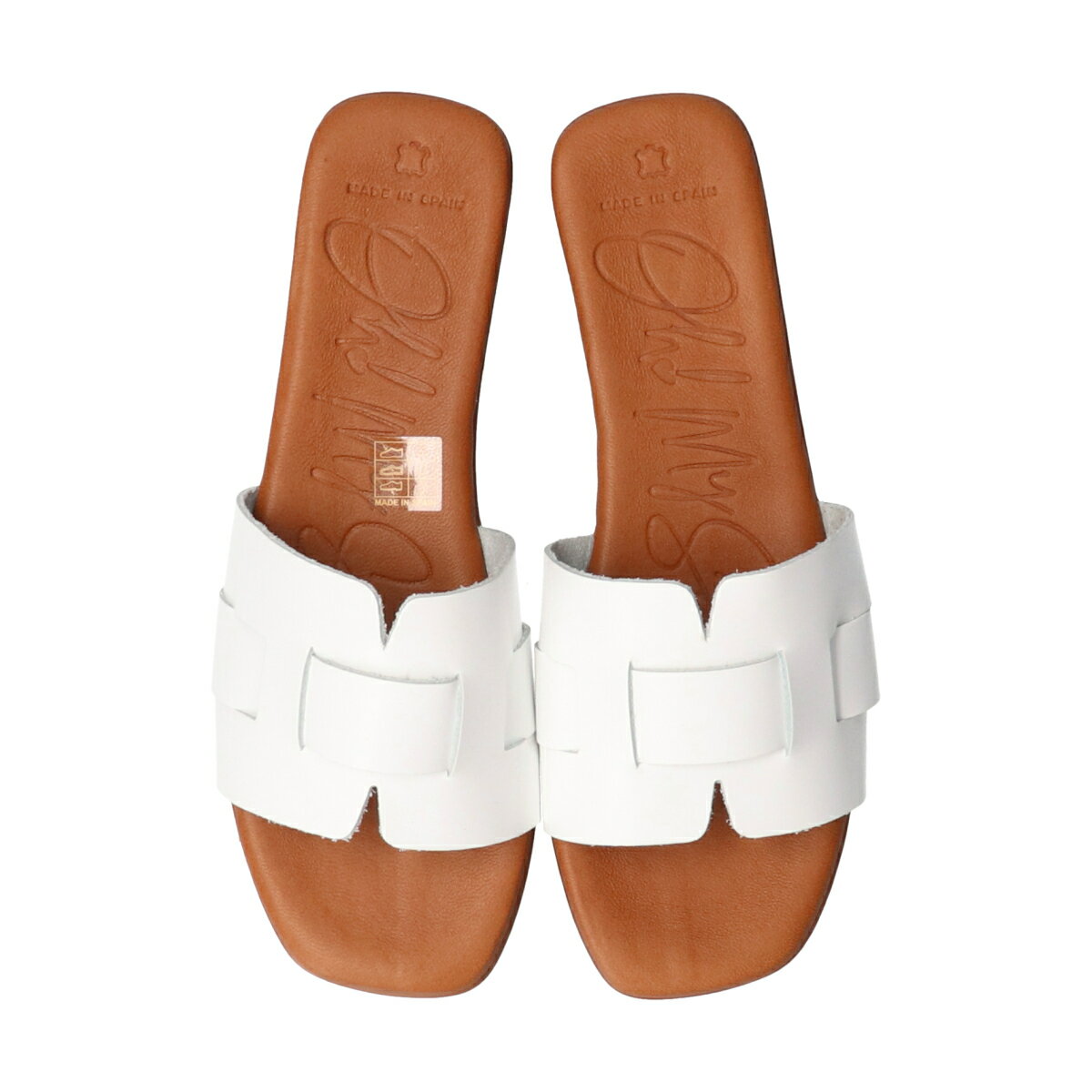 ブリジットバーキン Oh my Sandals◆1.8cmヒール◆スクエアトウフラットレザーサンダル／ブリジットバーキンセレクト（Bridget Birkin Select）