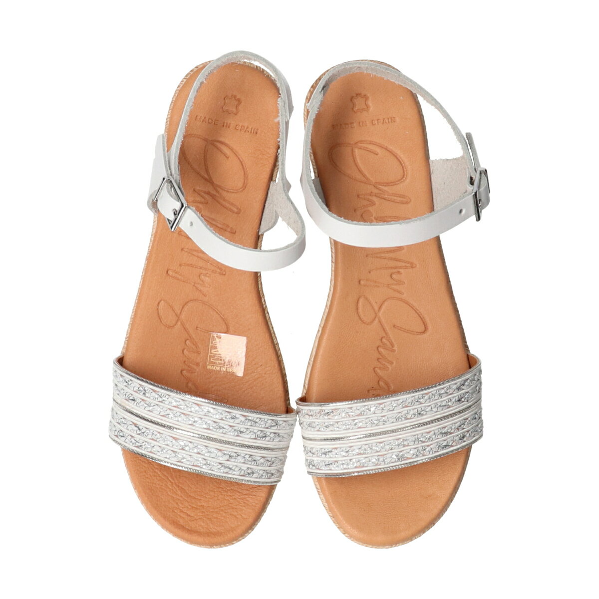 ブリジットバーキン Oh my Sandals◆3cmヒール◆異素材コンビアンクルストラップサンダル／ブリジットバーキンセレクト（Bridget Birkin Select）