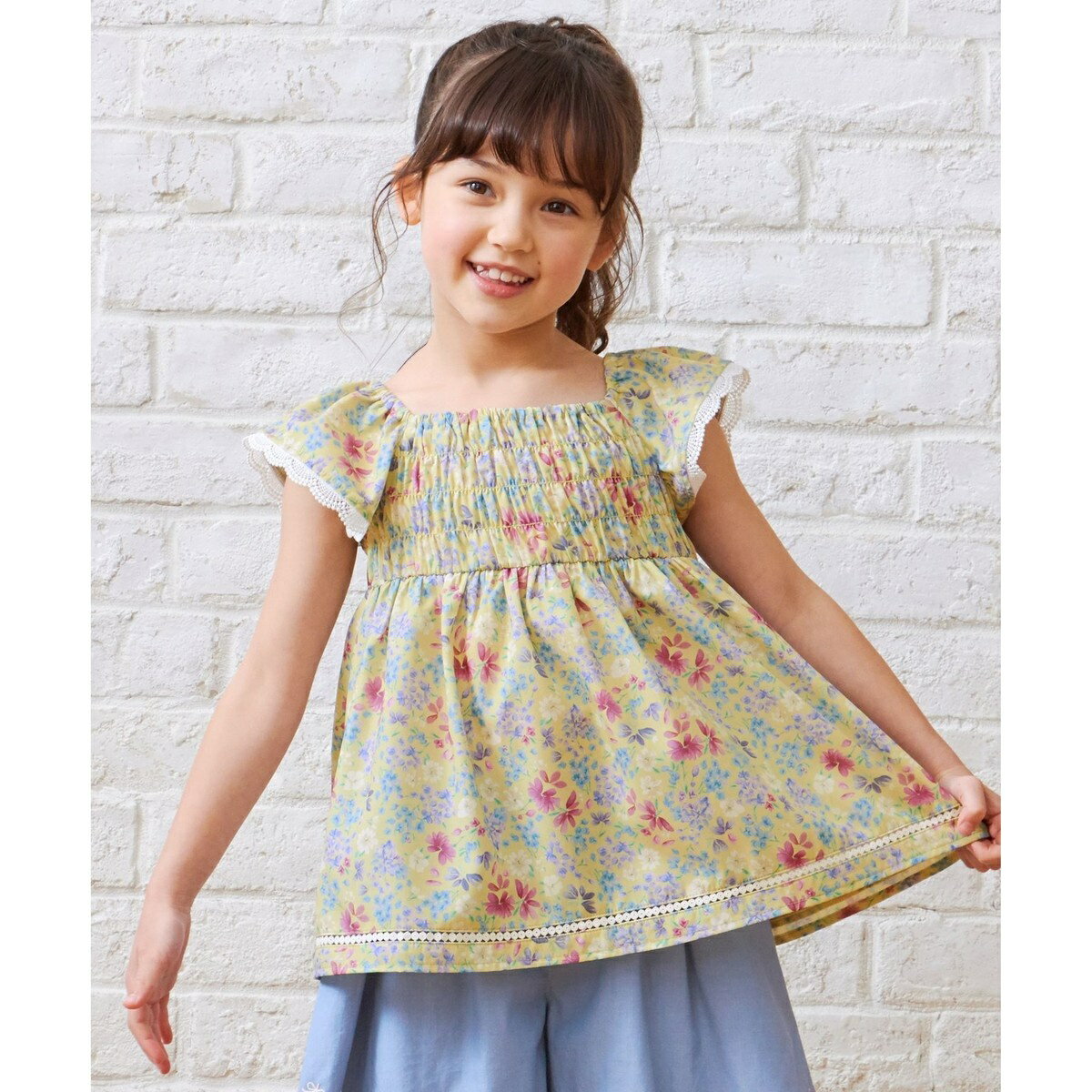 花柄 ブラウス／エニィ（any FAM）