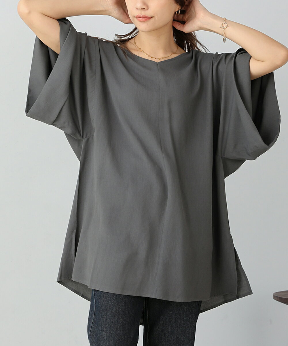 T/Rスラブボックススリーブチュニック／ブージュルード（Bou Jeloud）