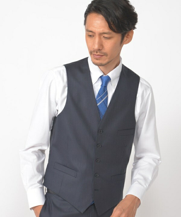 TW ブライトストライプベスト／別売りスーツあり／クラウデッドクローゼット（CROWDED CLOSET）
