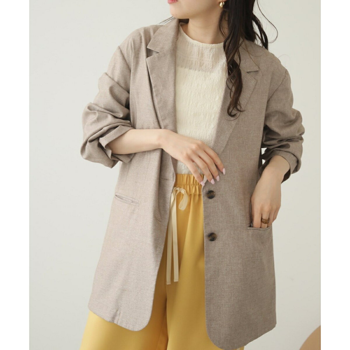 杢調ゆるジャケット／レイカズン（Ray Cassin）のサムネイル