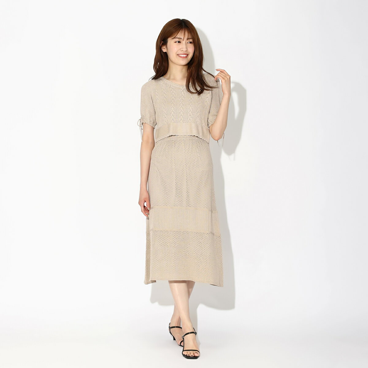 ミッシュマッシュ ワンピース 前後2WAYニットセットアップ/MM327416／ミッシュマッシュ（MISCH MASCH）