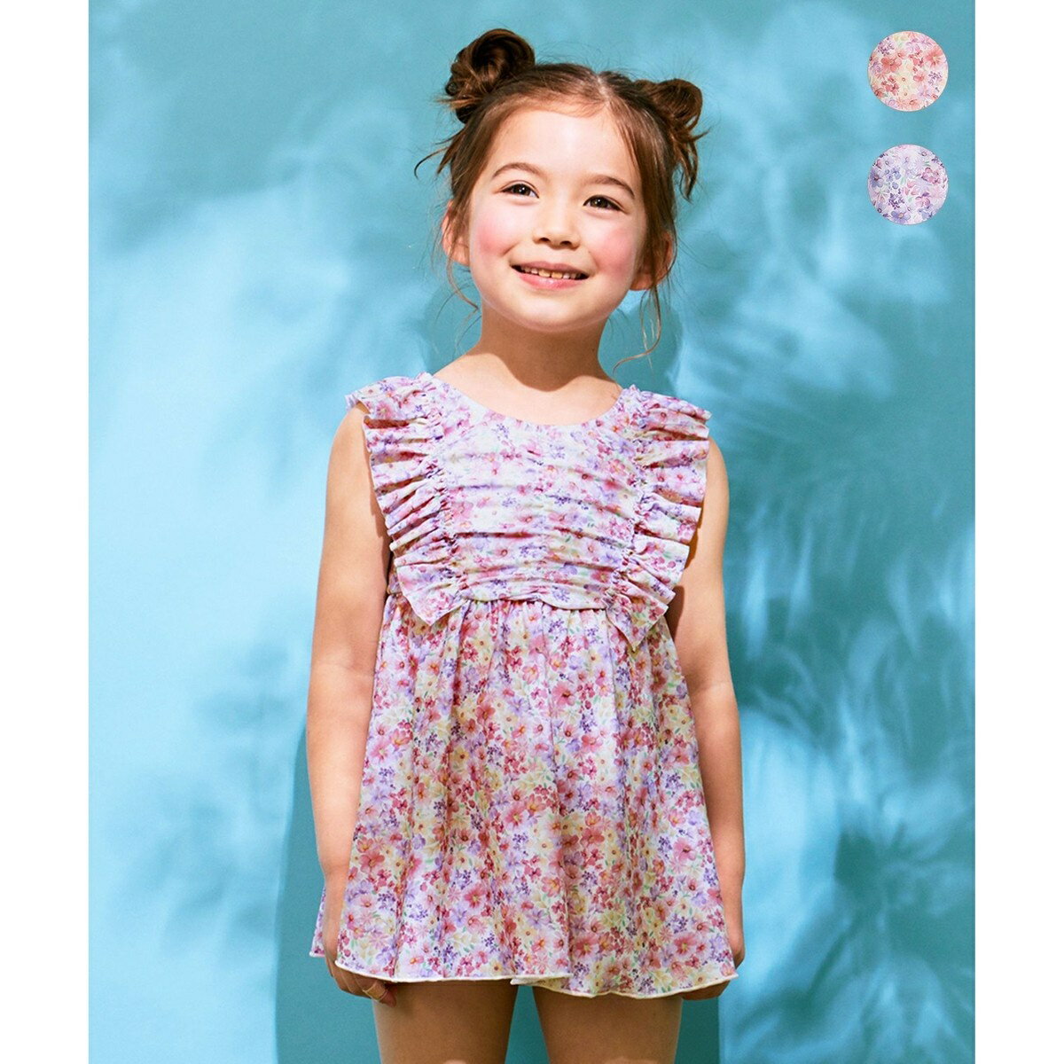 花柄 チュニック 水着/エニィ(any FAM)