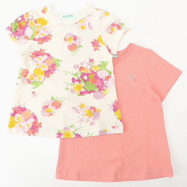 オーシャンフラワープリントTシャツセット／ハッカキッズ＆ベビー（hakka kids ＆ baby）のサムネイル