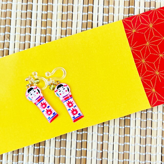 こけし樹脂ノンホール/和小物マルシェ(Wakomono Marche)