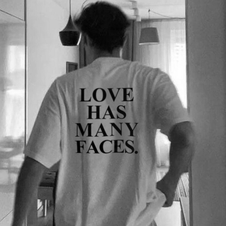 【AFTERNOON LIVE】LOVE HAS MANY FACES T-shirt ｜Tシャツ／サムソウル（Sam.Seoul）