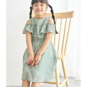 【KIDS】小花柄オフショルダーワンピース/ロペピクニックキッズ(ROPE' PICNIC KIDS)(4)