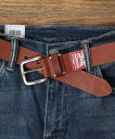 別注 35mm 帆型バックル レザーベルト/リーバイス(Levi’s)