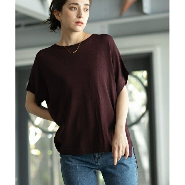 アイスタッチ ドルマンスリーブニット【接触冷感洗える】／オペークドットクリップ（OPAQUE.CLIP）のサムネイル