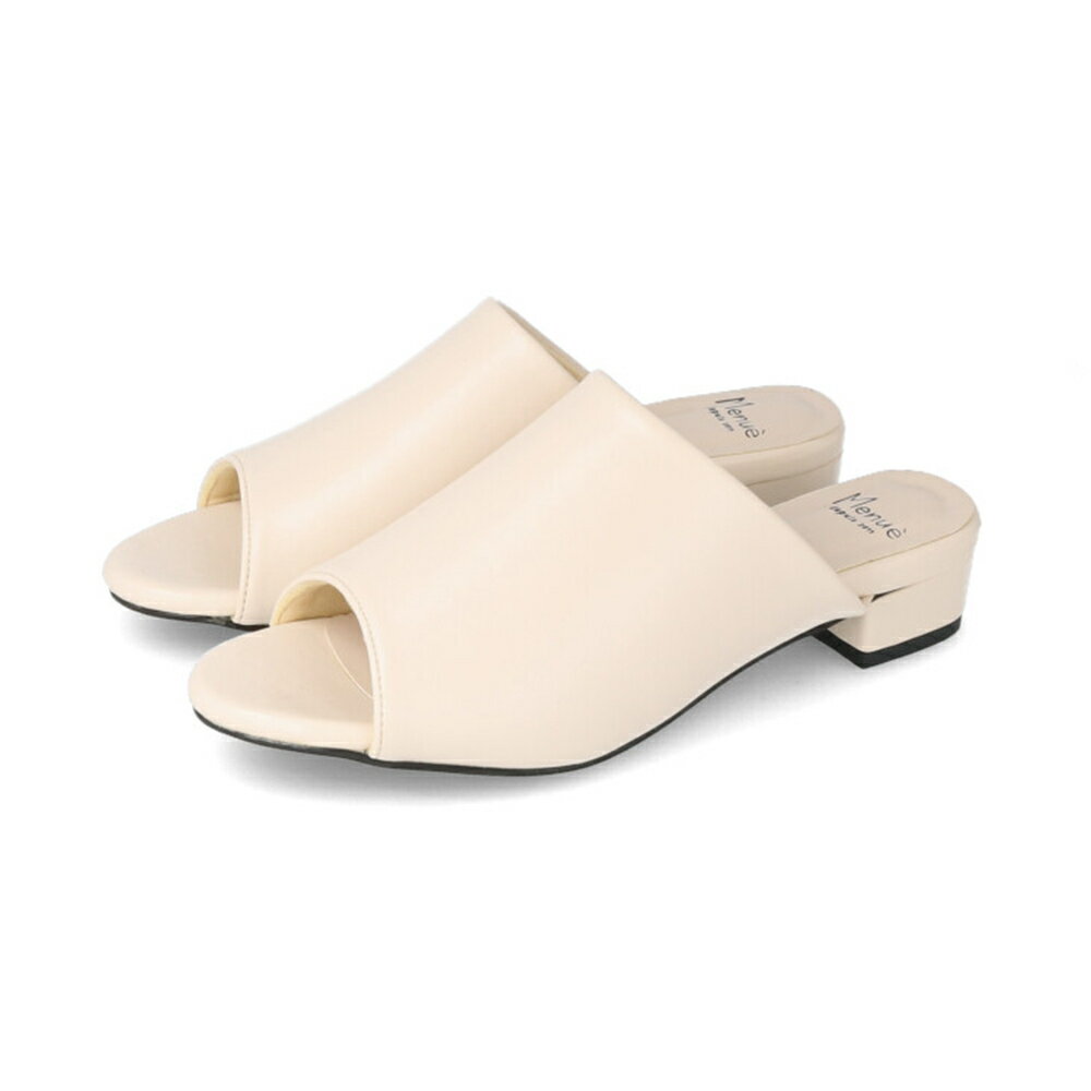 【選べる3～7cmヒール】 ミュールサンダル／メヌエ（menue）