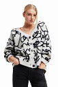 メッセージ オーバーサイズカーディガン/デシグアル(Desigual)