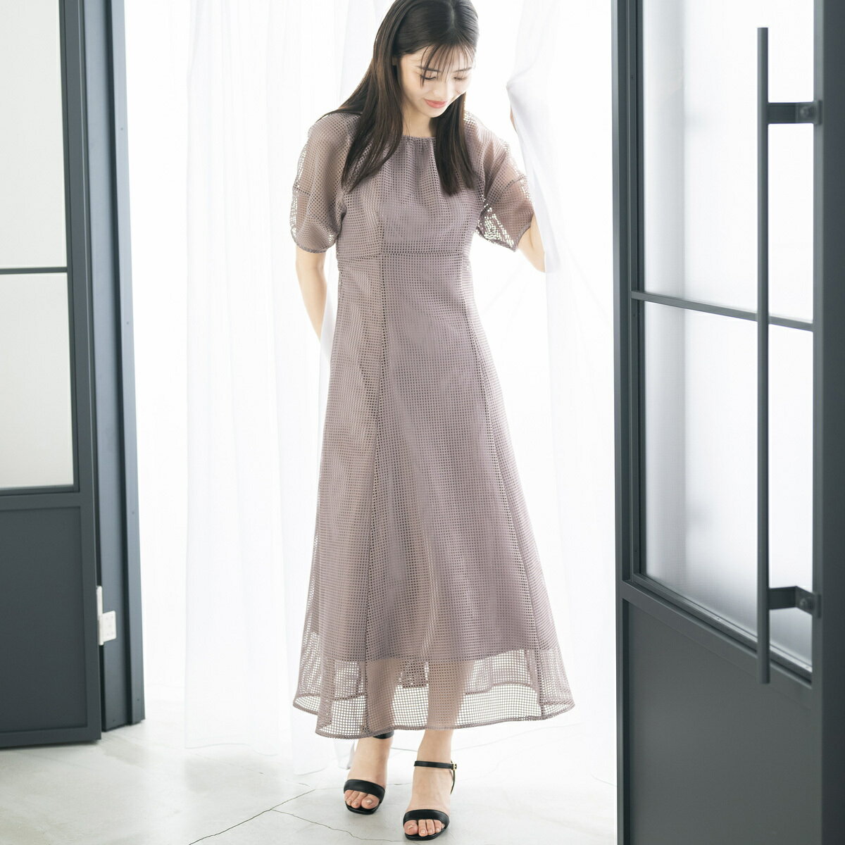 スクエアメッシュワンピース/MM327423／ミッシュマッシュ（MISCH MASCH）のサムネイル