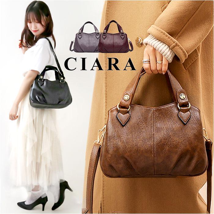 CIARA 2way 合皮ショルダーバッグ／バックヤードファミリー（BACKYARD FAMILY）