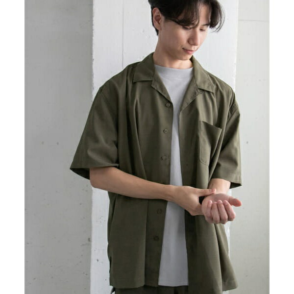 『セットアップ対応』『速乾』FORK＆SPOON　Tec Linen S/S Shirts／アーバンリサーチ ドアーズ（URBAN RESEARCH DOORS）