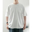 シルケットスムース クルーネックTシャツ／アイテムズ アーバンリサーチ（ITEMS URBAN RESEARCH）