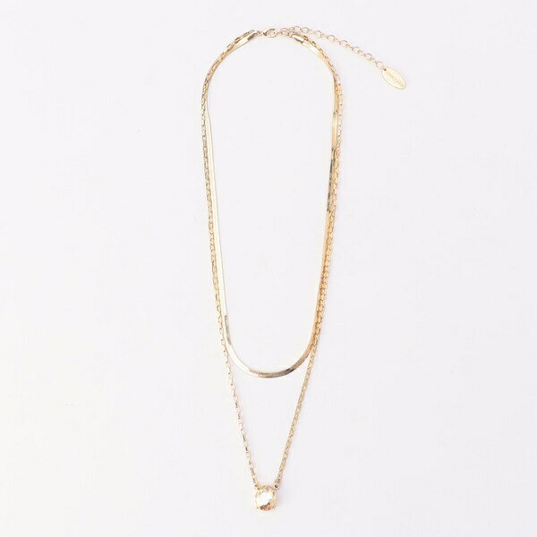 ビジュー 二連 ネックレス／コムサイズム（COMME CA ISM）