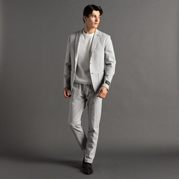 BARDAZZI グラフィカルニット セットアップジャケット／ムッシュニコル（MONSIEUR NICOLE）