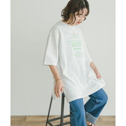 アーバンリサーチ Tシャツ レディース シルケットライクロゴビッグTシャツ／アイテムズ アーバンリサーチ（ITEMS URBAN RESEARCH）