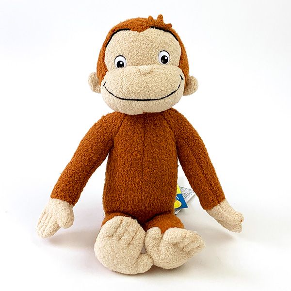 Curious George - おさるのジョージ ぬいぐるみ Sサイズ アニメーションジョージ/ふかふか インテリア ブラウン／パーフェクト・ワールド・トーキョー（Perfect World Tokyo）