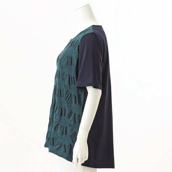 【大きいサイズレディース】サークルシャーリング天竺カットソー【日本製】／クインティ（QUINTY）