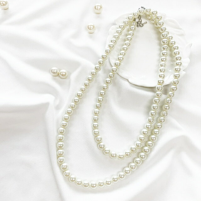 8mmパールロングネックレス ／ピニーパール（Pinny Pearl）