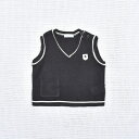 【日本製】ポケット付きニットベスト(70~90cm)/フィヨ デュ ベベ ルダクティオン(fillot de bebe reduction)