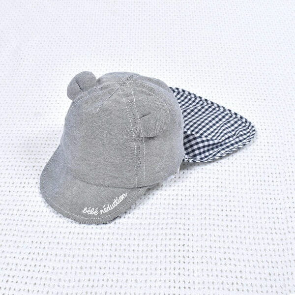 【UVカット 】ミミ付キャップ(44~48cm)／フィヨ デュ ベベ ルダクティオン（fillot de bebe reduction）(4)