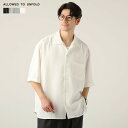 スプートニクス 洋服 メンズ ＜ALLOWED TO UNFOLD＞テックワイドオックス半袖レギュラーシャツ／スプートニクス（SPUTNICKS）