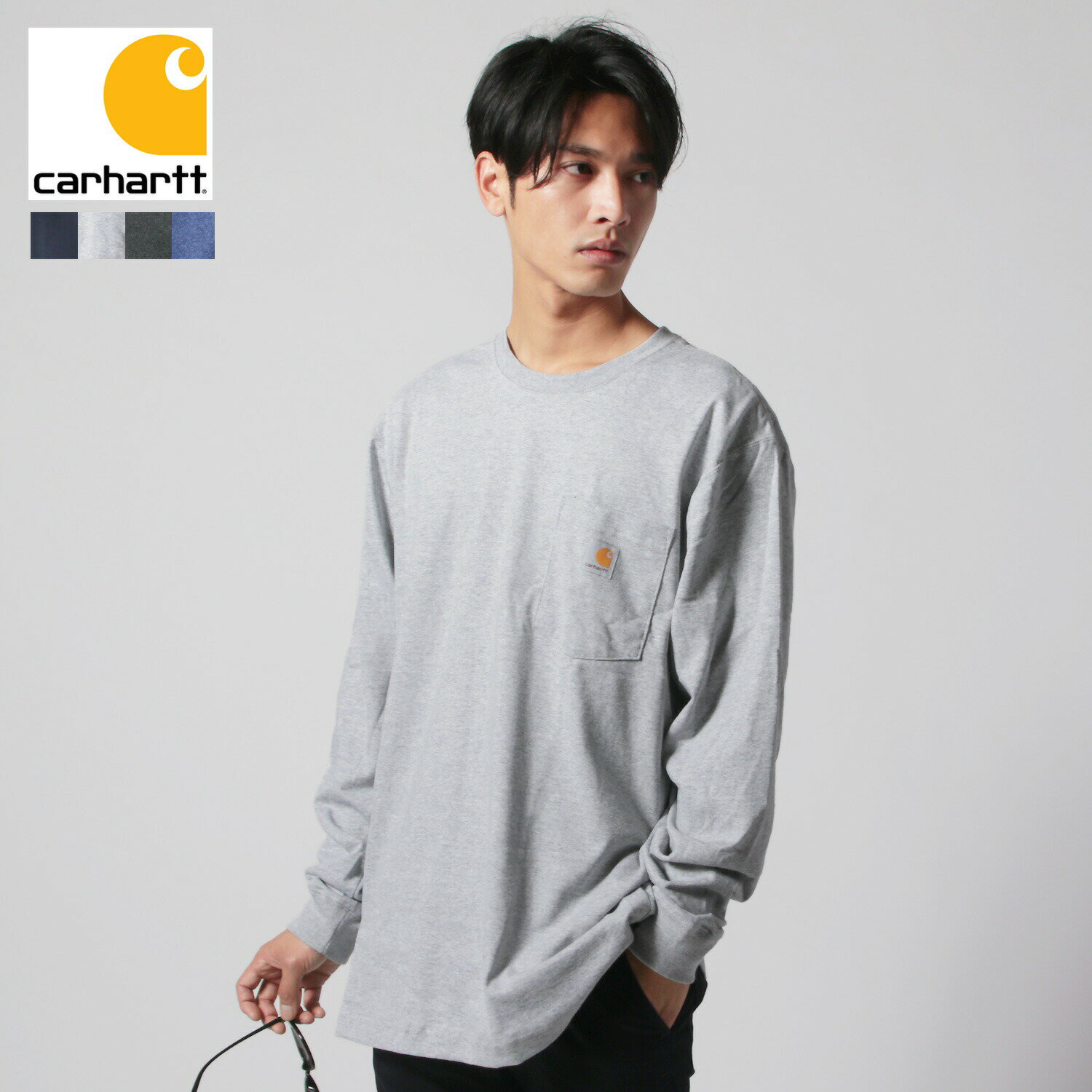 スプートニクス Tシャツ メンズ ＜CARHARTT＞M Workwear Pocket LS T Shirt／スプートニクス（SPUTNICKS）